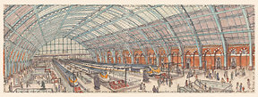 London & Lords. Mar 15: Inside St Pancras Station tiny