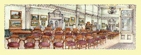 London & Lords. Cricket - The long Room mini